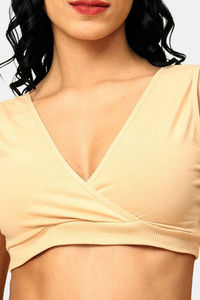 The Mom Store Non Wired Full Coverage Maternity Nursing Sleep Bra (Pack of 2) - Multicolor — thumbnail 3